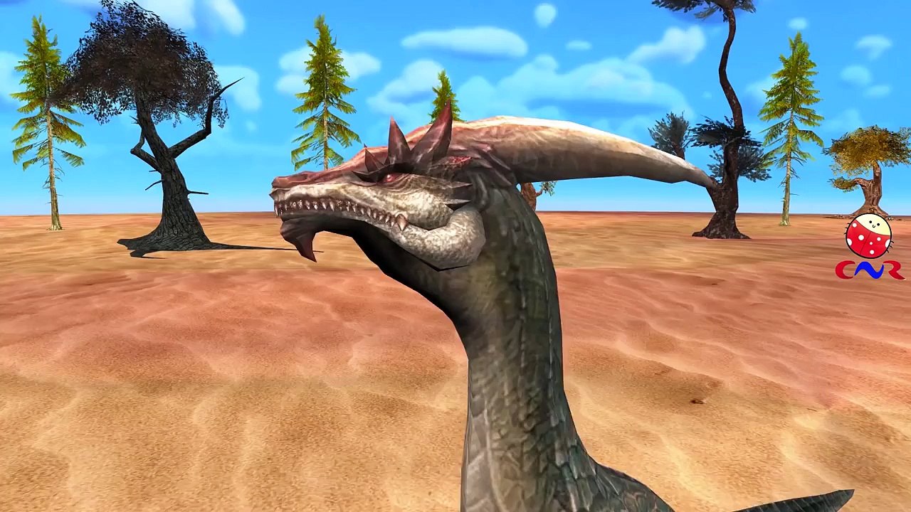 Dinosaurs Cartoon Chasing Tiger & Deer And Singing Finger Family Nursery Rhymes For Childr