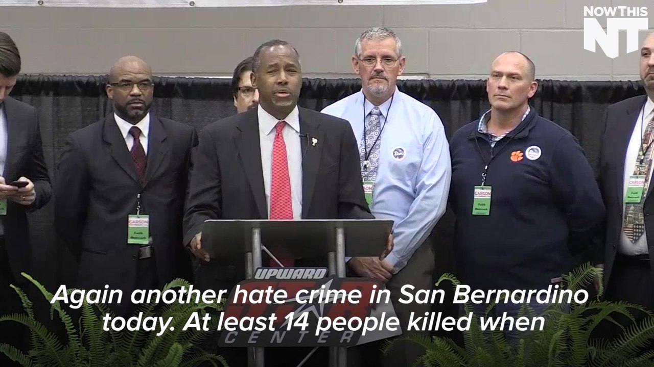 Ben Carson Doubles Down On Calling Shootings "Hate Crimes"