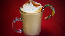 Boozy Eggnog Coffee Ice Cream Shake, A Cold Drink to Keep You Warm