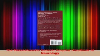 The Massachusetts General Hospital Handbook of Neurology PDF