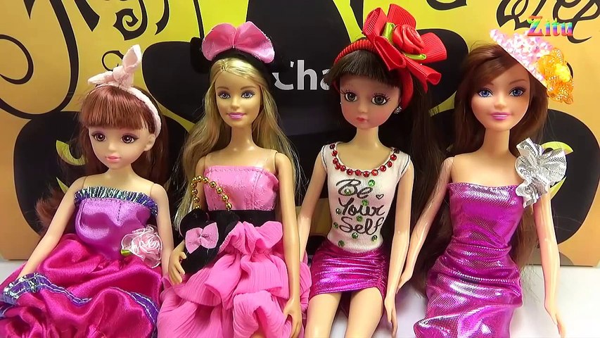 Đồ chơi trẻ em Bé Na & halloween búp bê Barbie Clara Lelia Doll & Halloween mask KN Channe