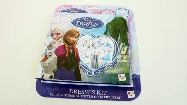 Disney Frozen Dresses Kit Elsa & Anna Kit de Vestidos Frozen Kleidung Kit Juguetes de Froz