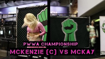 SHAZZA McKENZIE(C) VS JESSIE McKAY PWWA CHAMPIONSHIP MATCH PWA THIN RED LINE
