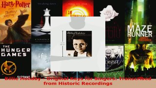 Download  Billie Holiday  Original Keys for Singers Transcribed from Historic Recordings PDF Free