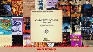 Read  CABARET SONGS VOL1  2       FOR MEDIUM VOICE AND PIANO Ebook Free