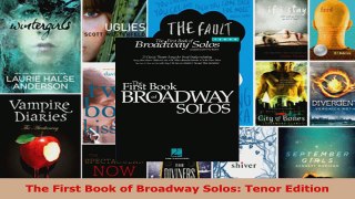 Download  The First Book of Broadway Solos Tenor Edition EBooks Online