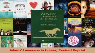PDF Download  Adams Lameness in Horses Revised Reprint PDF Full Ebook