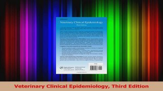 PDF Download  Veterinary Clinical Epidemiology Third Edition Read Online