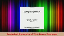 PDF Download  Ecological Dynamics of TickBorne Zoonoses PDF Online