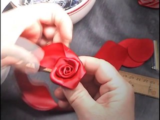 Tutorial, DIY Ribbon Rose 2