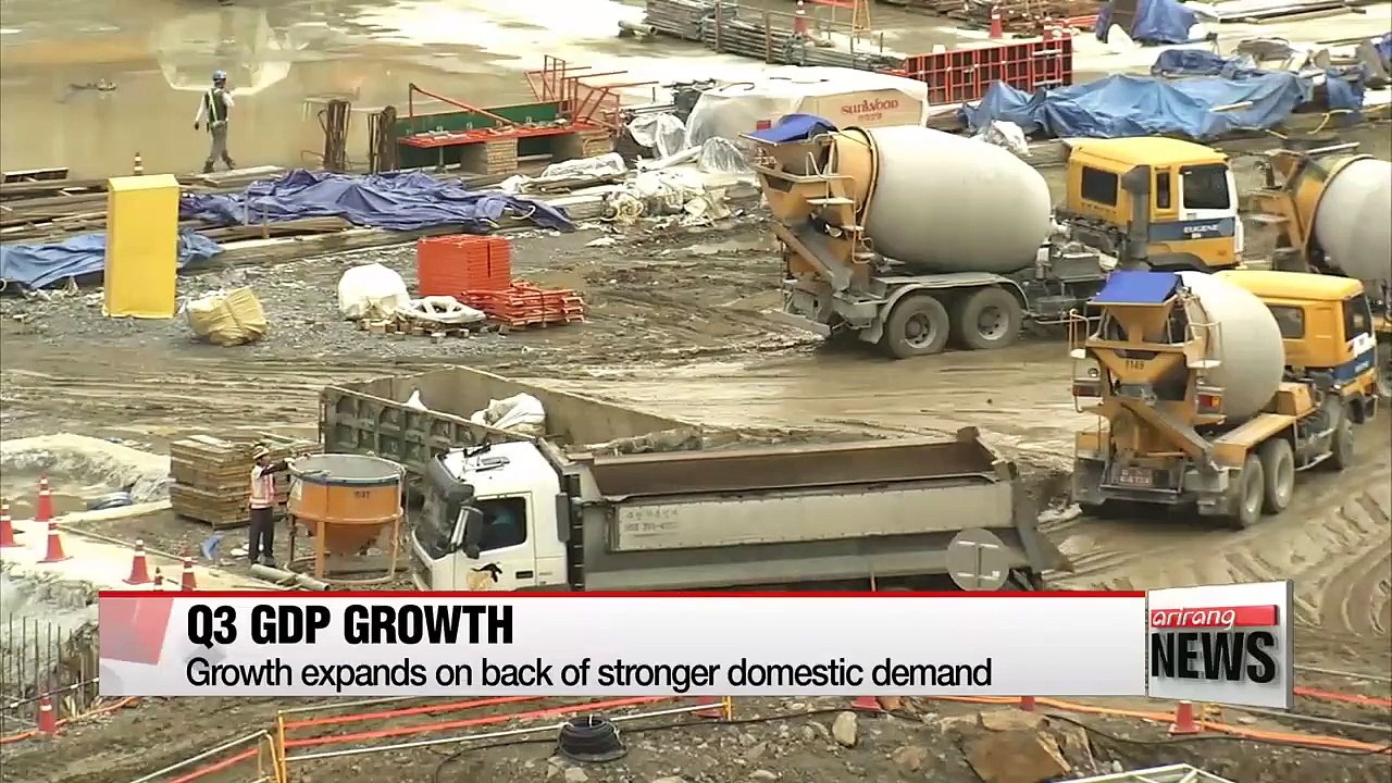 Korean economy grows 1.3% q/q in Q3