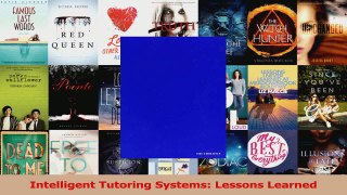 Read  Intelligent Tutoring Systems Lessons Learned Ebook Free