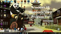 Windows 10 Shutdown/sleep Problem [Solved]
