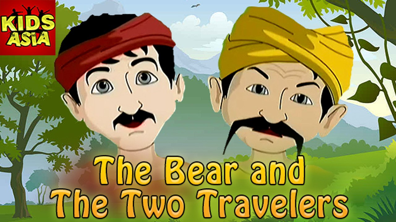 Tales Of Panchatantra | The Bear and The Two Travelers | Kids Animated Story | Kids Asia