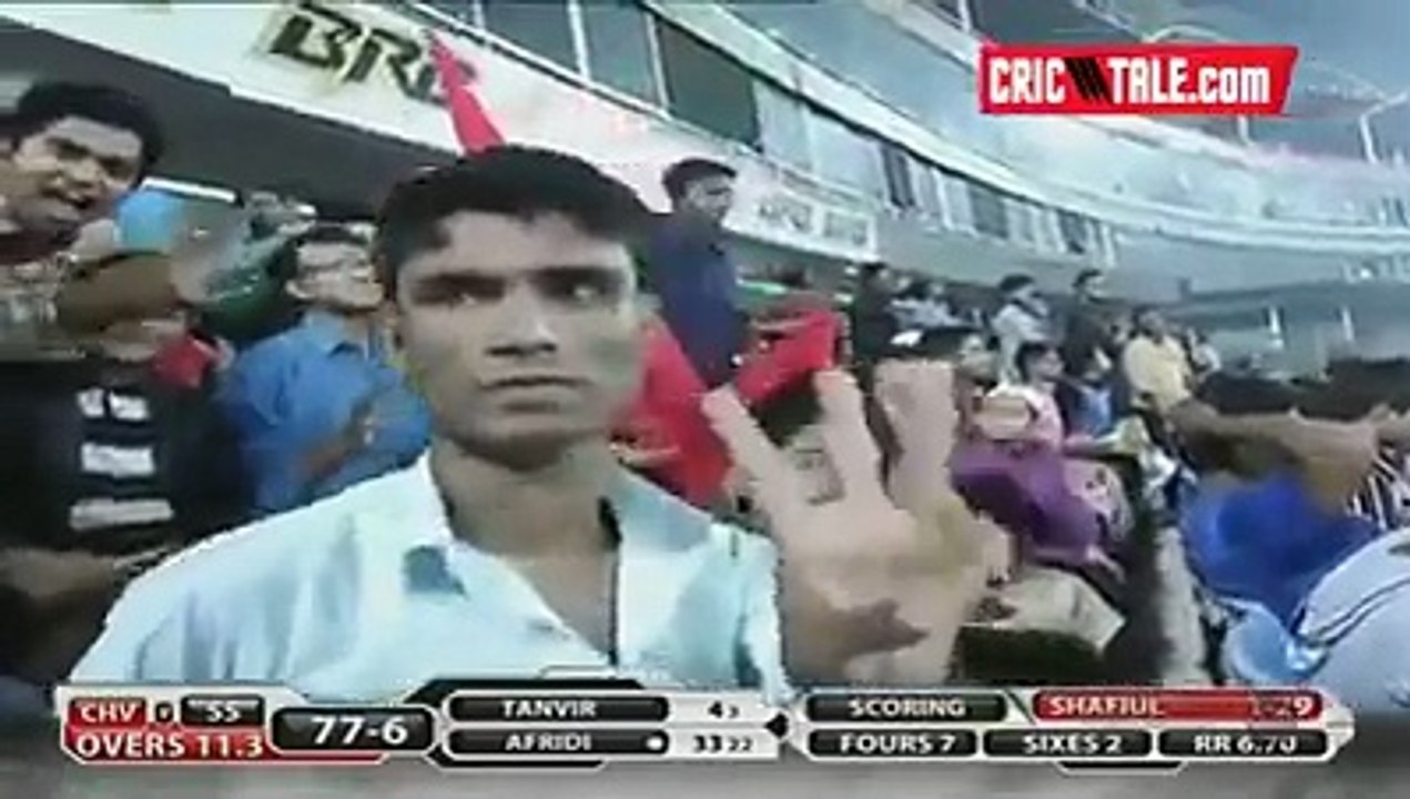 Shahid Afridi's 62 runs off 41 balls