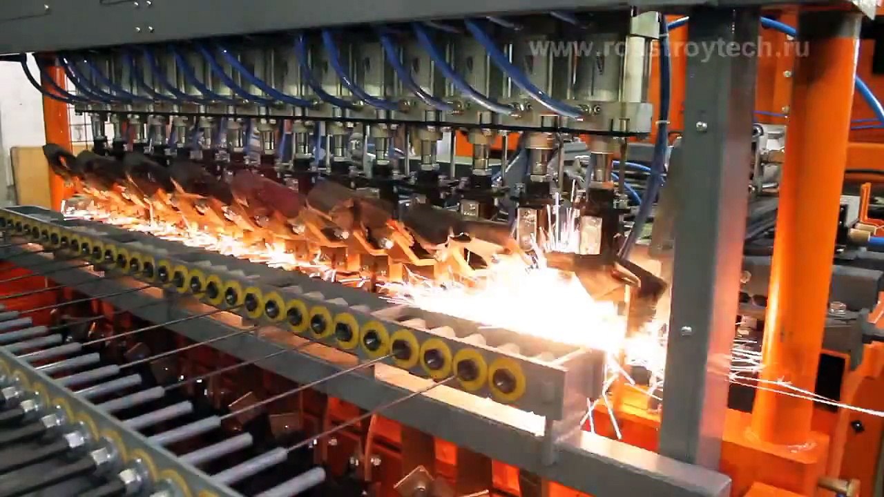 Станок сварки сетки автоматический, 60 прутков/мин. Станки контактной сварки Росстройтех.