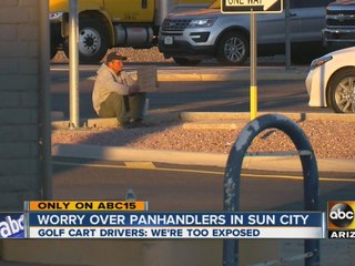 Worry over panhandlers in Sun City