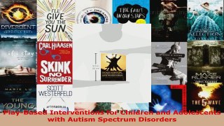 Read  PlayBased Interventions for Children and Adolescents with Autism Spectrum Disorders Ebook Free
