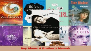 Download  Boy Alone A Brothers Memoir PDF Free