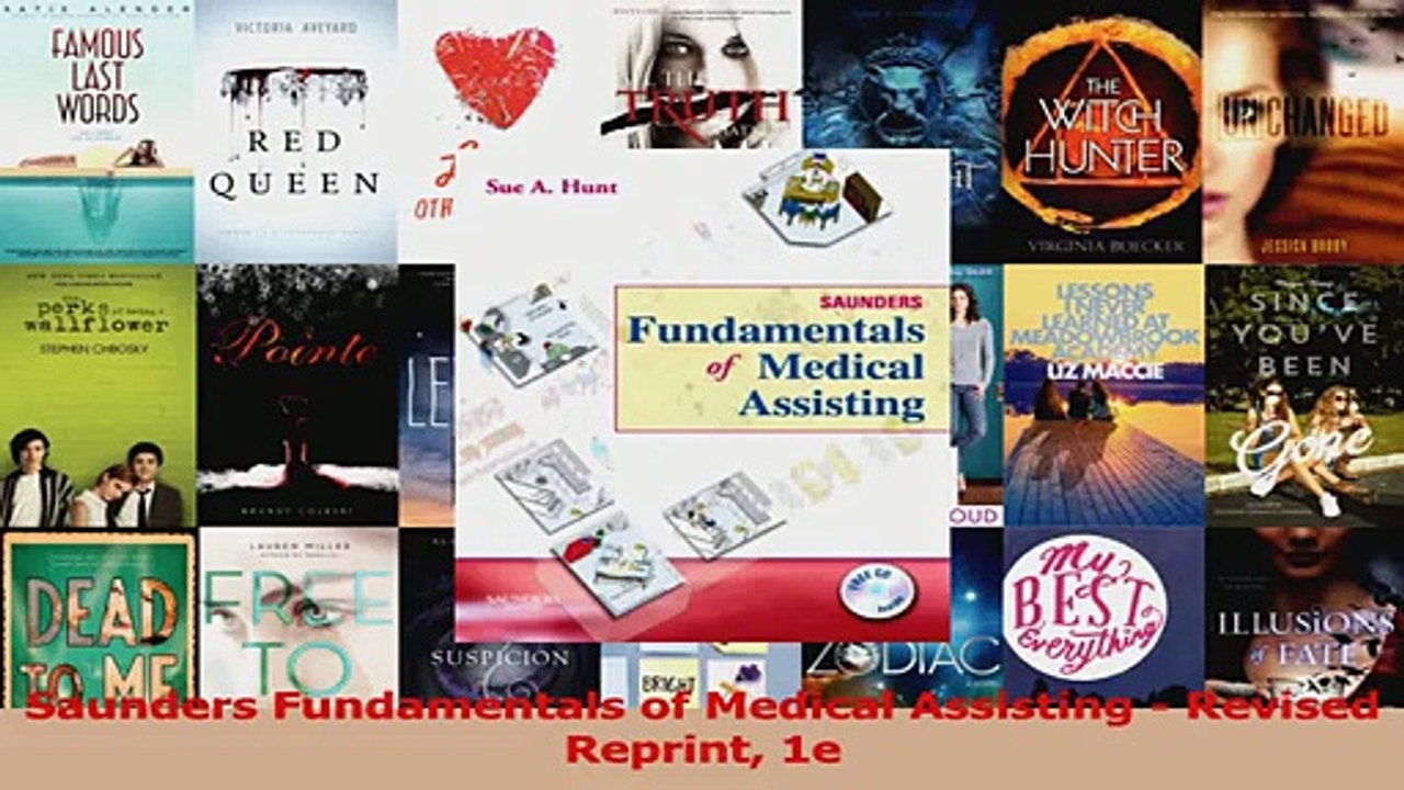 Read  Saunders Fundamentals of Medical Assisting  Revised Reprint 1e Ebook Free