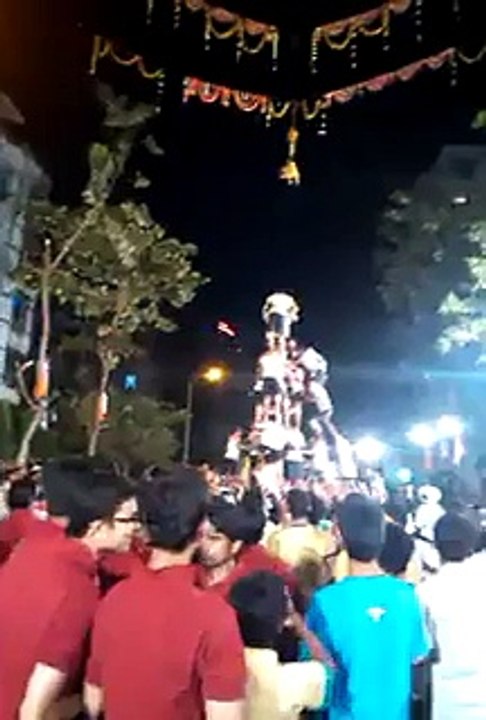 Boys Pant Got Pulled of While Performing Dahi Handi Event