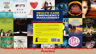 PDF Download  Health Care Emergency Management Principles and Practice PDF Full Ebook