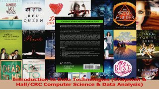 Download  Introduction to Data Technologies Chapman  HallCRC Computer Science  Data Analysis Ebook Online