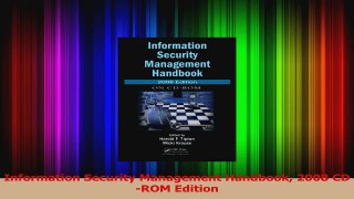 Read  Information Security Management Handbook 2008 CDROM Edition Ebook Free