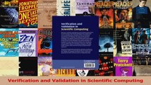 PDF Download  Verification and Validation in Scientific Computing PDF Online