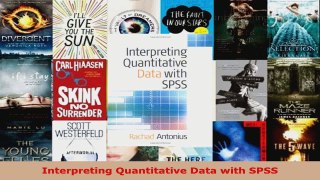 Download  Interpreting Quantitative Data with SPSS Ebook Free