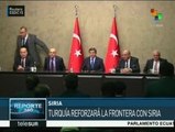 Turquía asegura que incrementará controles fronterizos con Siria