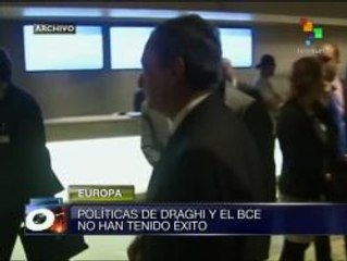 Sin éxito, las políticas de compra de deudas soberanas del BCE