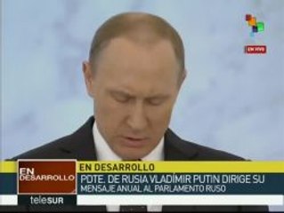 Rusia: Vladimir Putin llama a conformar un bloque único antiterrorista