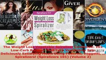 Read  The Weight Loss Vegetable Spiralizer Cookbook 101 LowCarb Recipes That Turn Vegetables PDF Free