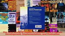 PDF Download  The New World of Health Promotion New Program Development Implementation and Evaluation PDF Full Ebook