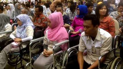 Penyandang Disabilitas Unjuk Kebolehan Membaca Puisi dan Al-Quran