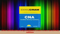 CNA Certified Nursing Assistant Exam Cram 1st first edition PDF
