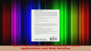 Read  Public Key Infrastructure Building Trusted Applications and Web Services PDF Online