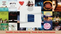 PDF Download  Health Care Marketing Tools And Techniques PDF Full Ebook