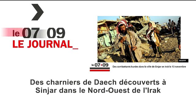 Des charniers de Daech découverts à Sinjar (Irak)