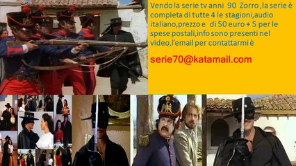 Zorro telefilm anni 90 - TUTTe le stagioni in DVD - ITA