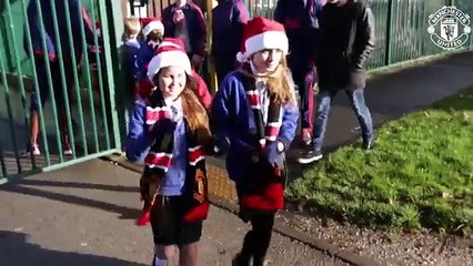 Behind the Scenes - Making the Manchester United Christmas card #MUFCxmas