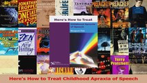 Download  Heres How to Treat Childhood Apraxia of Speech Ebook Free