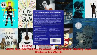 PDF Download  AMA Guides to the Evaluation of Work Ability and Return to Work Download Online