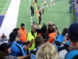 Stadium Security Guard choke out Football Fan for being disruptive - Cowboys VS Panthers