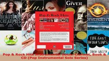 Download  Pop  Rock Hits Instrumental Solos Clarinet Book  CD Pop Instrumental Solo Series EBooks Online