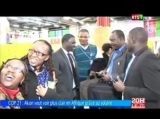 COP 21 ׃ Akon veut voir plus clair en Afrique grâce au solaire