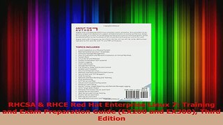 Read  RHCSA  RHCE Red Hat Enterprise Linux 7 Training and Exam Preparation Guide EX200 and Ebook Free