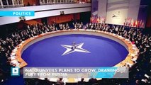 NATO unveils plans to grow, drawing fury from Russia
