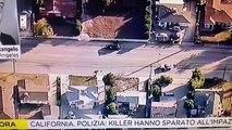 Sparatoria in California: killer inseguito e ucciso in diretta TV